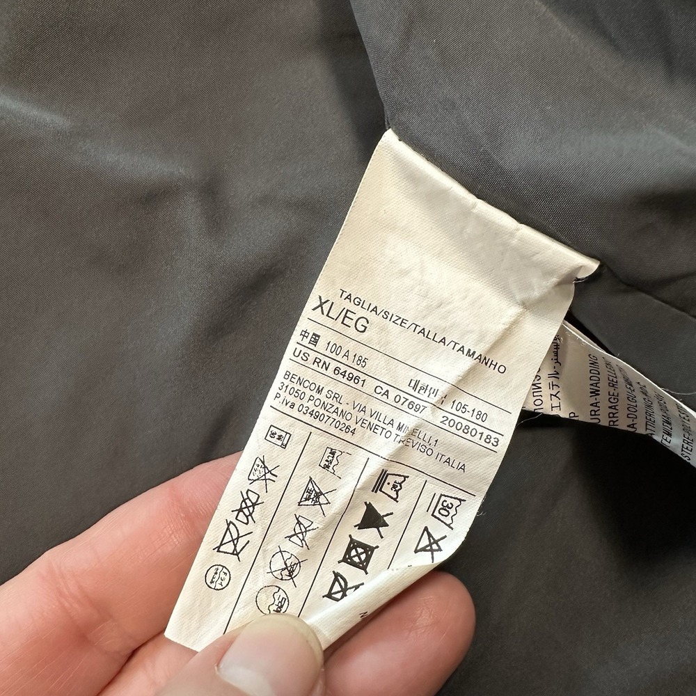 Sisley Thermore Vest Men's XL Gray - Picture 6 of 7